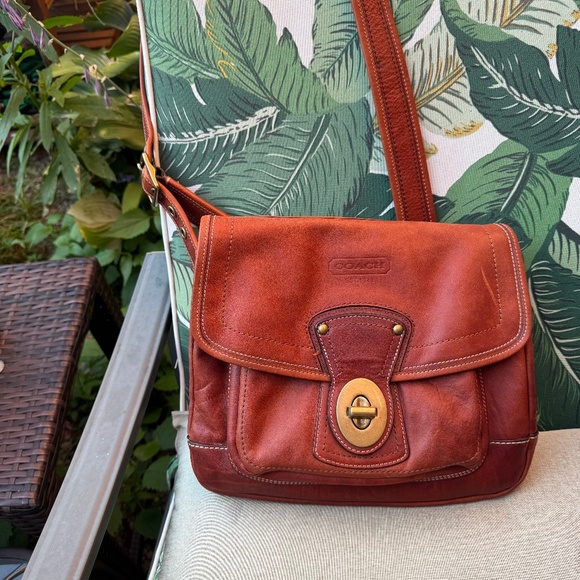 Coach 65th Anniversary Legacy Leather Whiskey Hippie Crossbody Bag 10325 - Picture 1 of 16